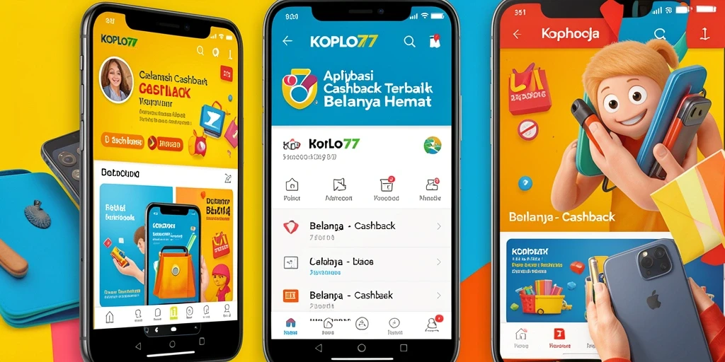 Antarmuka KOPLO77 yang menampilkan penawaran cashback yang menarik.