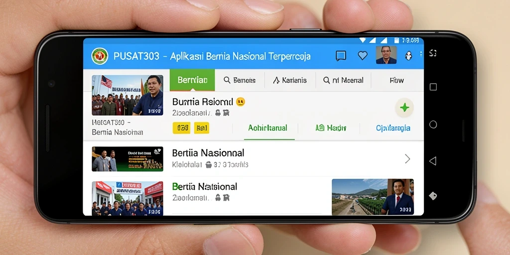 Tampilan antarmuka PUSAT303 yang sederhana dan informatif.