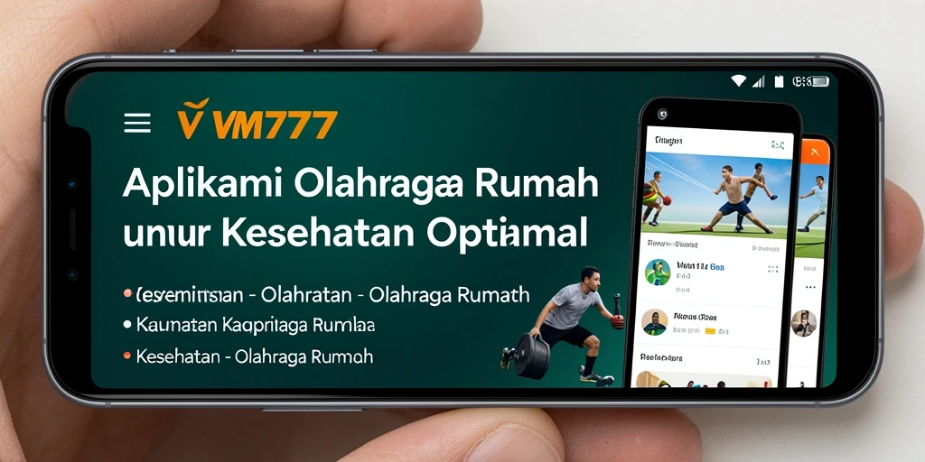 Tampilan antarmuka VM777 untuk latihan di rumah yang mudah digunakan.